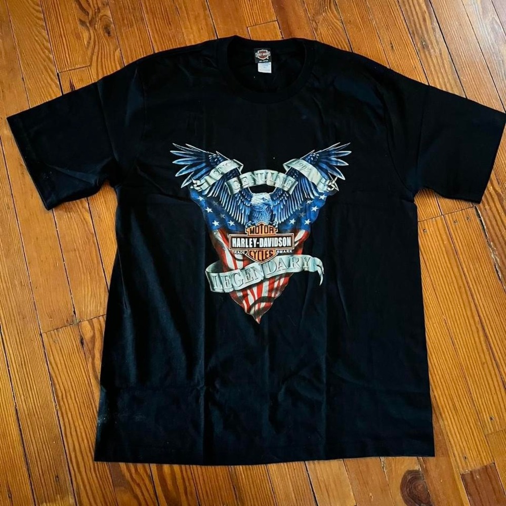 1990s Graphic Harley Davidson Shirt size XL